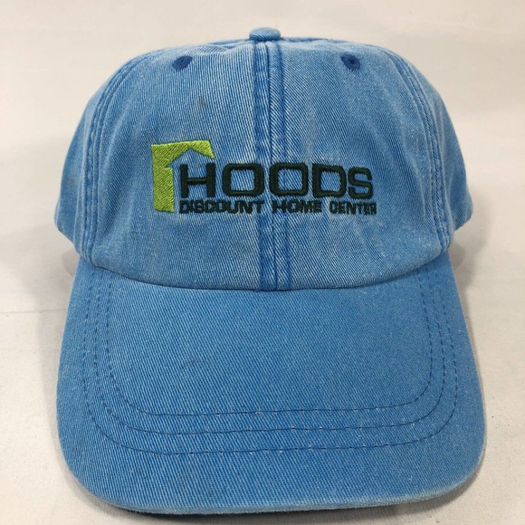 Hoods Discount Home Center Hat Cap Adjustable Blue One Size Fits Most OSFM - Picture 1 of 16
